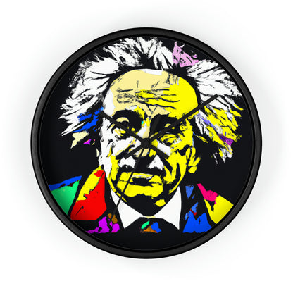 "Albert Einstein: A Pop Art Portrait" - The Alien Wall Clock