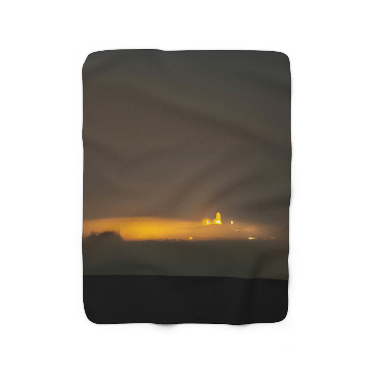 "Distant Illumination" - The Alien Sherpa Fleece Blanket