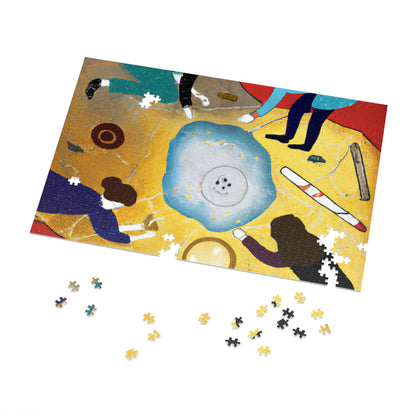 unlocks a portal to a new dimension

The Portal to the Lost World - The Alien Jigsaw Puzzle