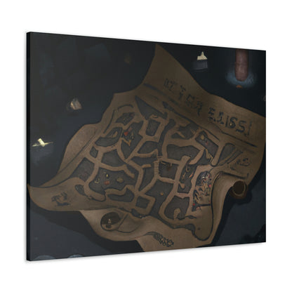 "The Secret of the Map's Puzzle" - The Alien Canva