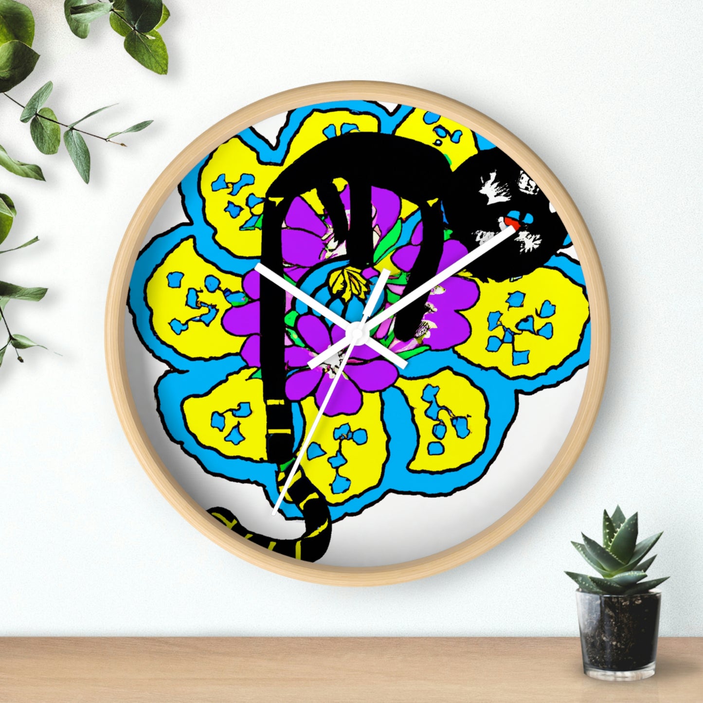 "Dreamy Dalliance" - The Alien Wall Clock