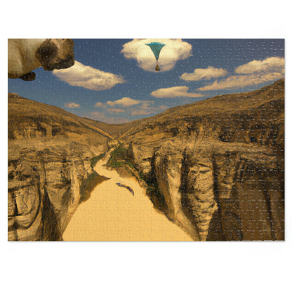 "Feline Flight Over the Grand Gulch" - The Alien Jigsaw Puzzle