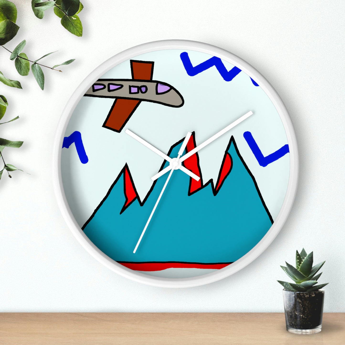 "Eye to Eye with Nature's Challenge" - The Alien Wall Clock