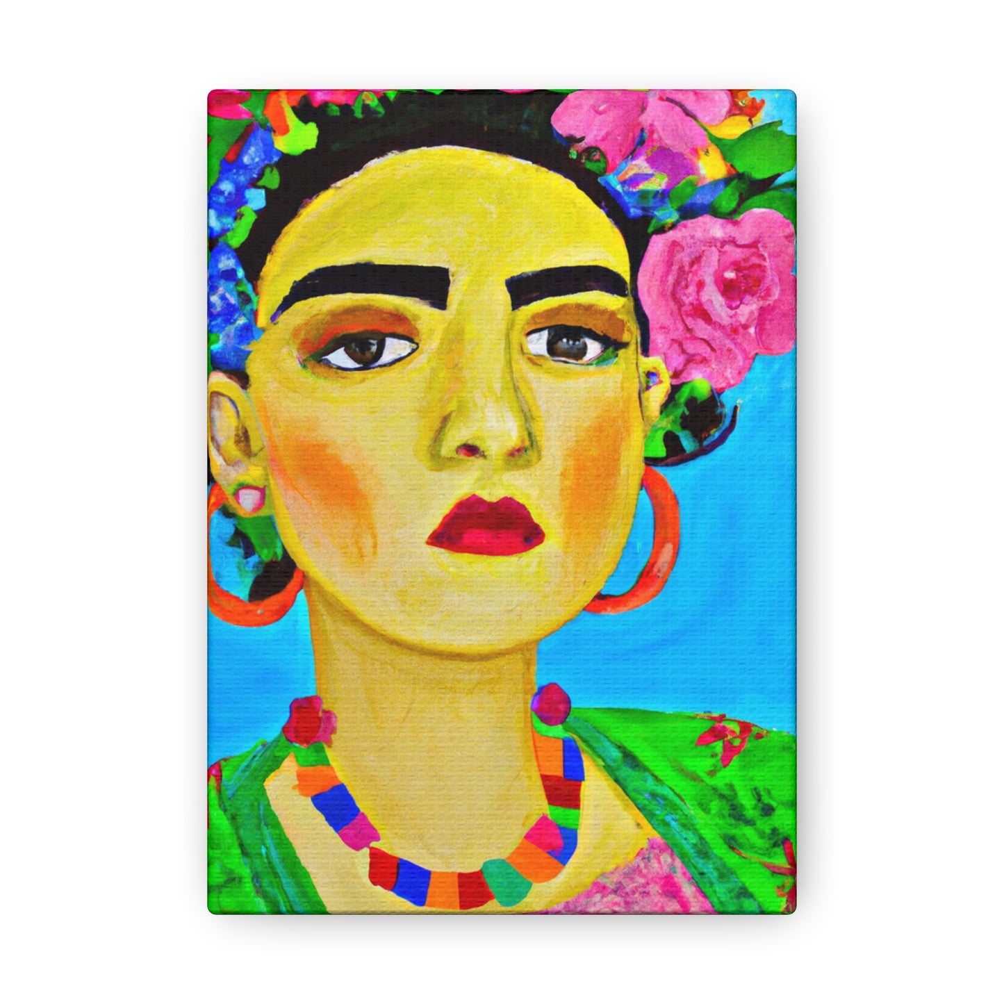 "Feroz y libre: un tributo a las mujeres mexicanas inspirado en Frida Kahlo" - The Alien Canva