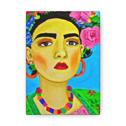 „Heftig und frei: Eine von Frida Kahlo inspirierte Hommage an mexikanische Frauen“ – The Alien Canva