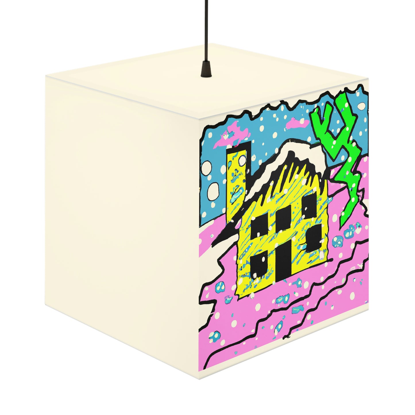 "Desolate Winter Dwelling" - The Alien Light Cube Lamp