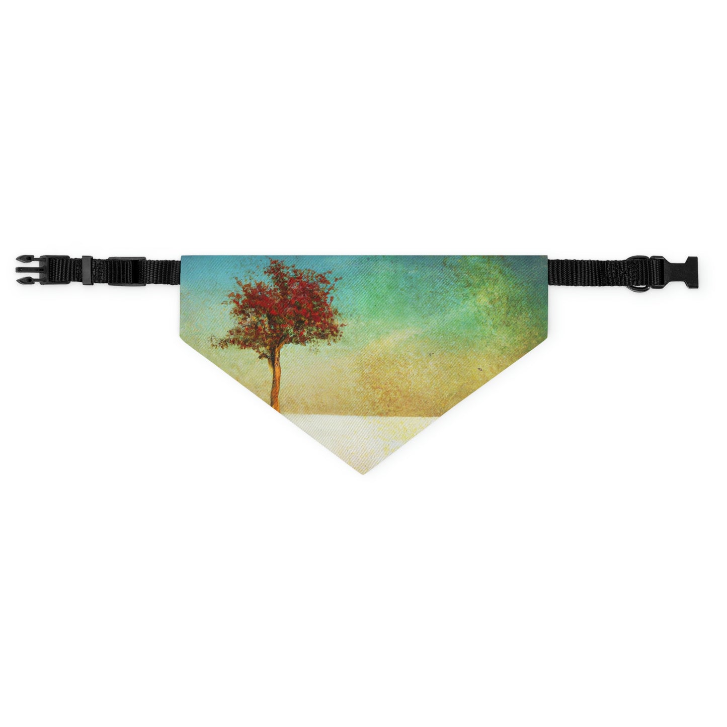 "Alone in the Snowy Meadow" - The Alien Pet Bandana Collar