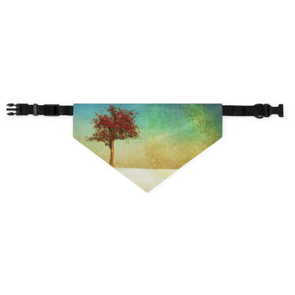 "Alone in the Snowy Meadow" - The Alien Pet Bandana Collar