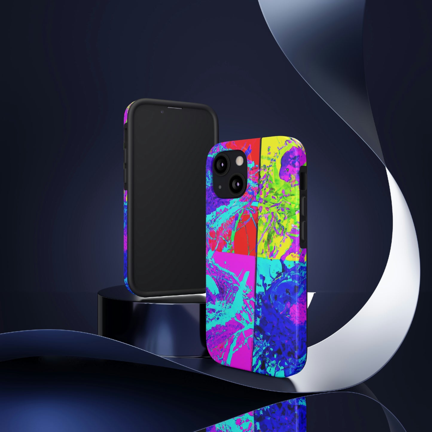 "Ein Regenbogen aus gefiederten Freunden" - Die Alien Tough Phone Cases