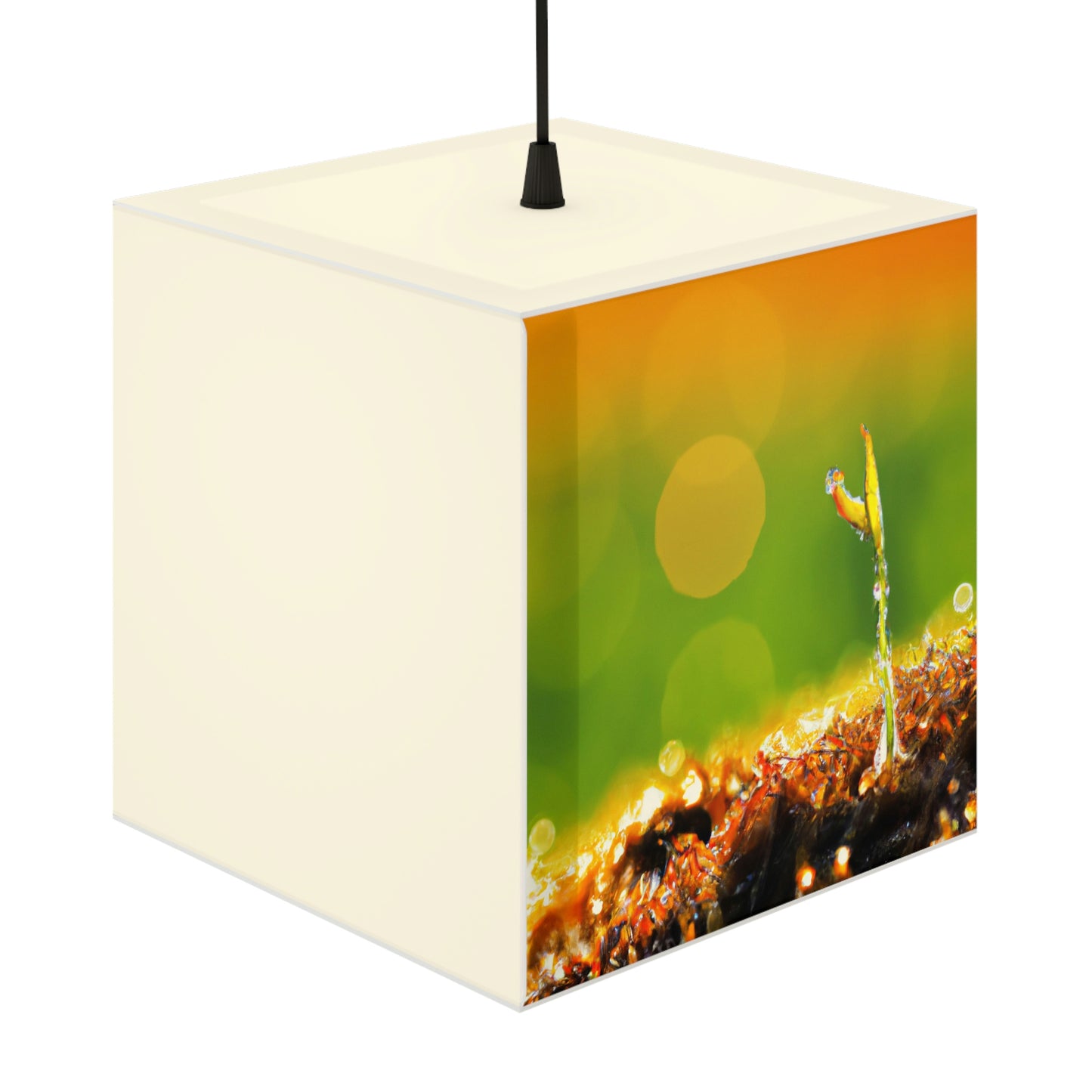 "A Lantern in the Mist." - The Alien Light Cube Lamp