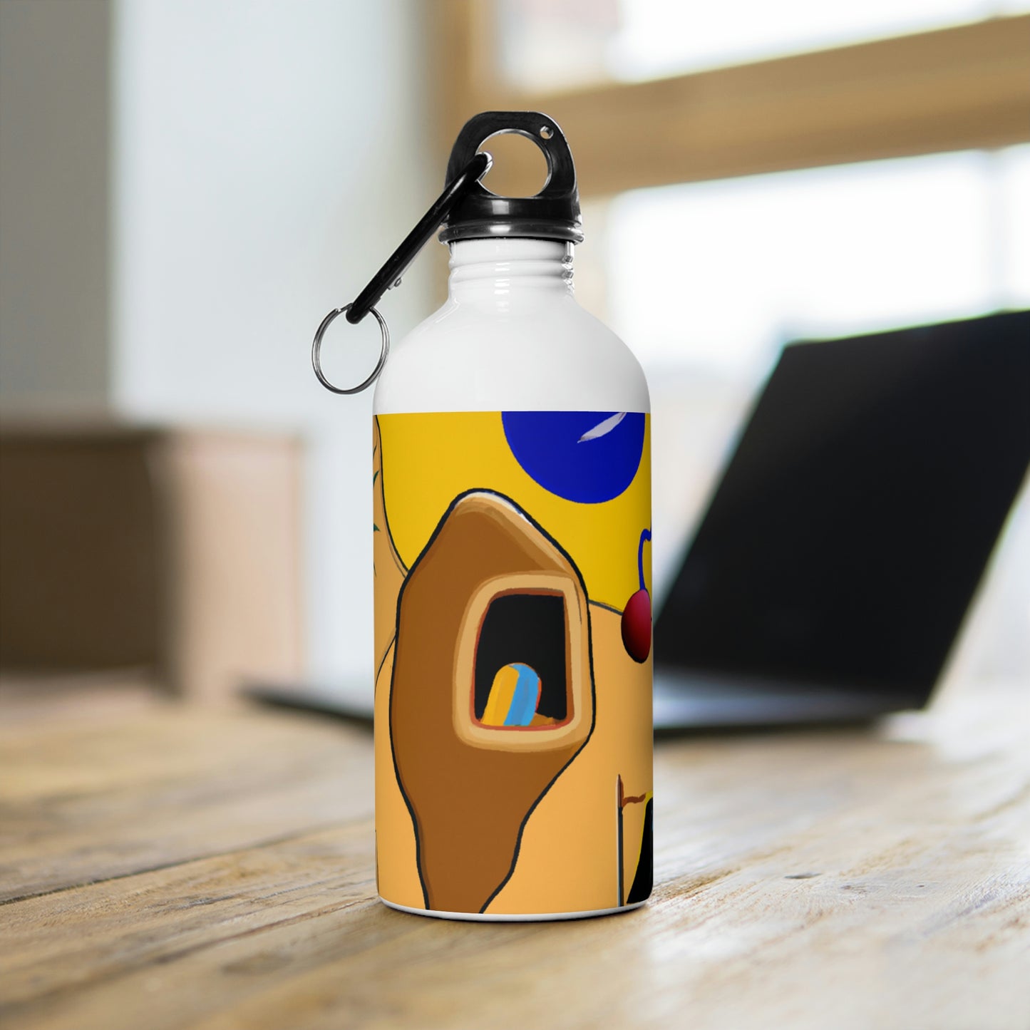 "Desert Mirage: The Forgotten Oasis" - The Alien Stainless Steel Water Bottle