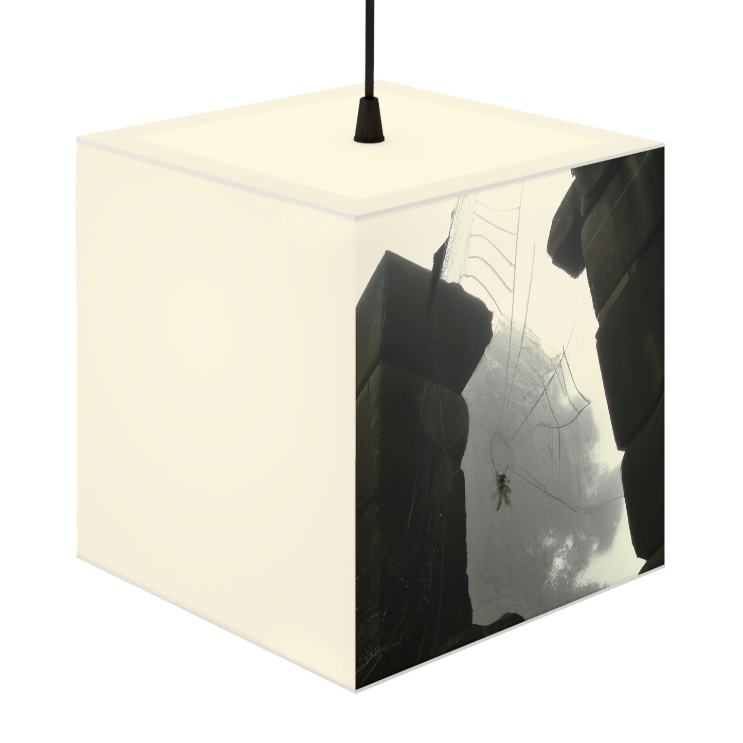 "Ghostly Cobwebs in the Ruins" - The Alien Light Cube Lamp