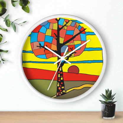 "Lonely Autumn Glow" - El reloj de pared alienígena