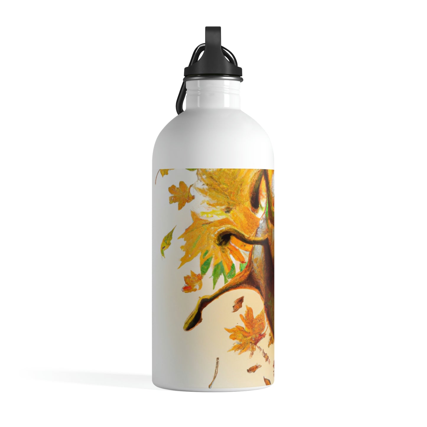 "Autumnal Adventure: A Fox's Mischief" - The Alien Stainless Steel Water Bottle