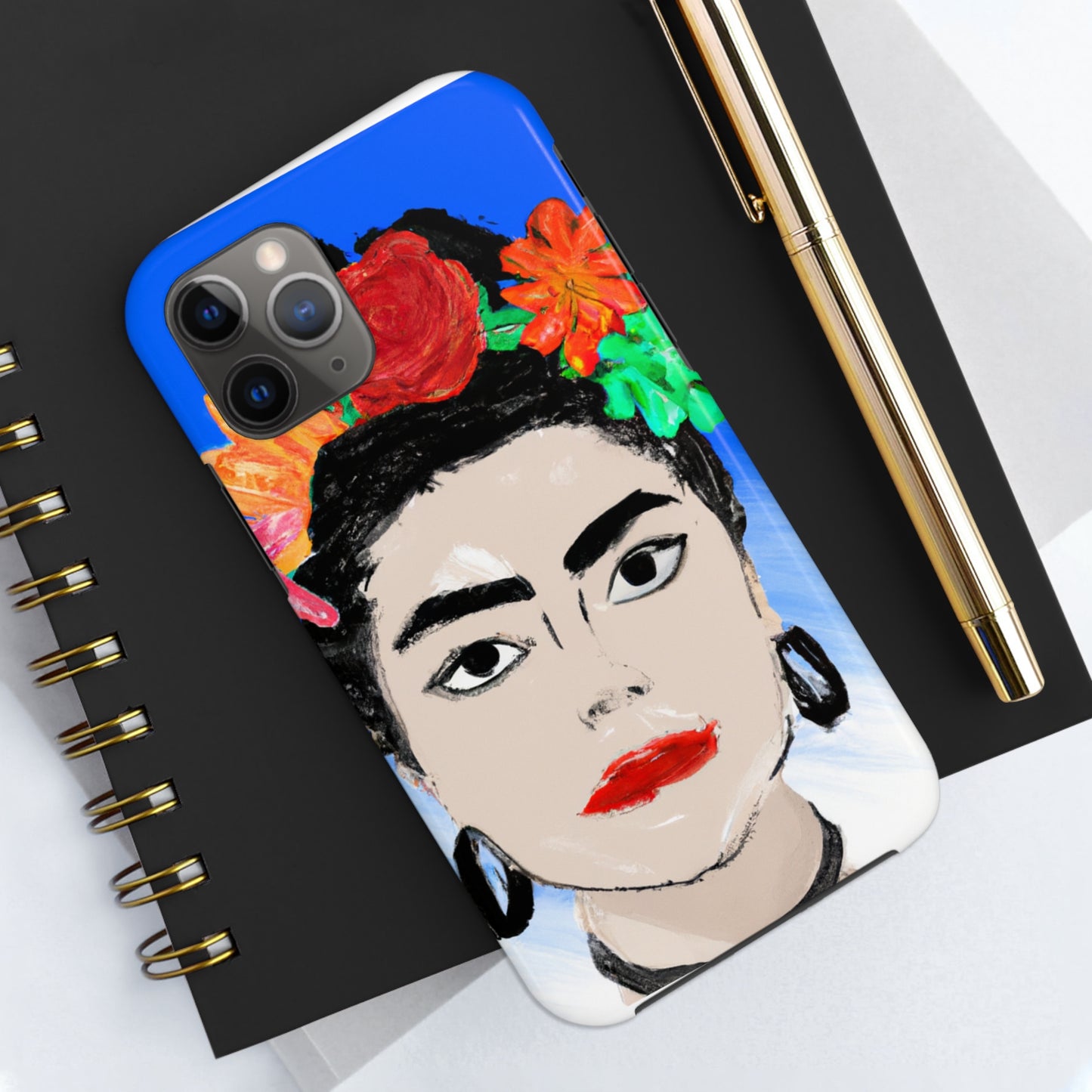 "Fiery Frida: Painting a Mexican Icon with Colorful Culture" - The Alien Tough Phone Cases