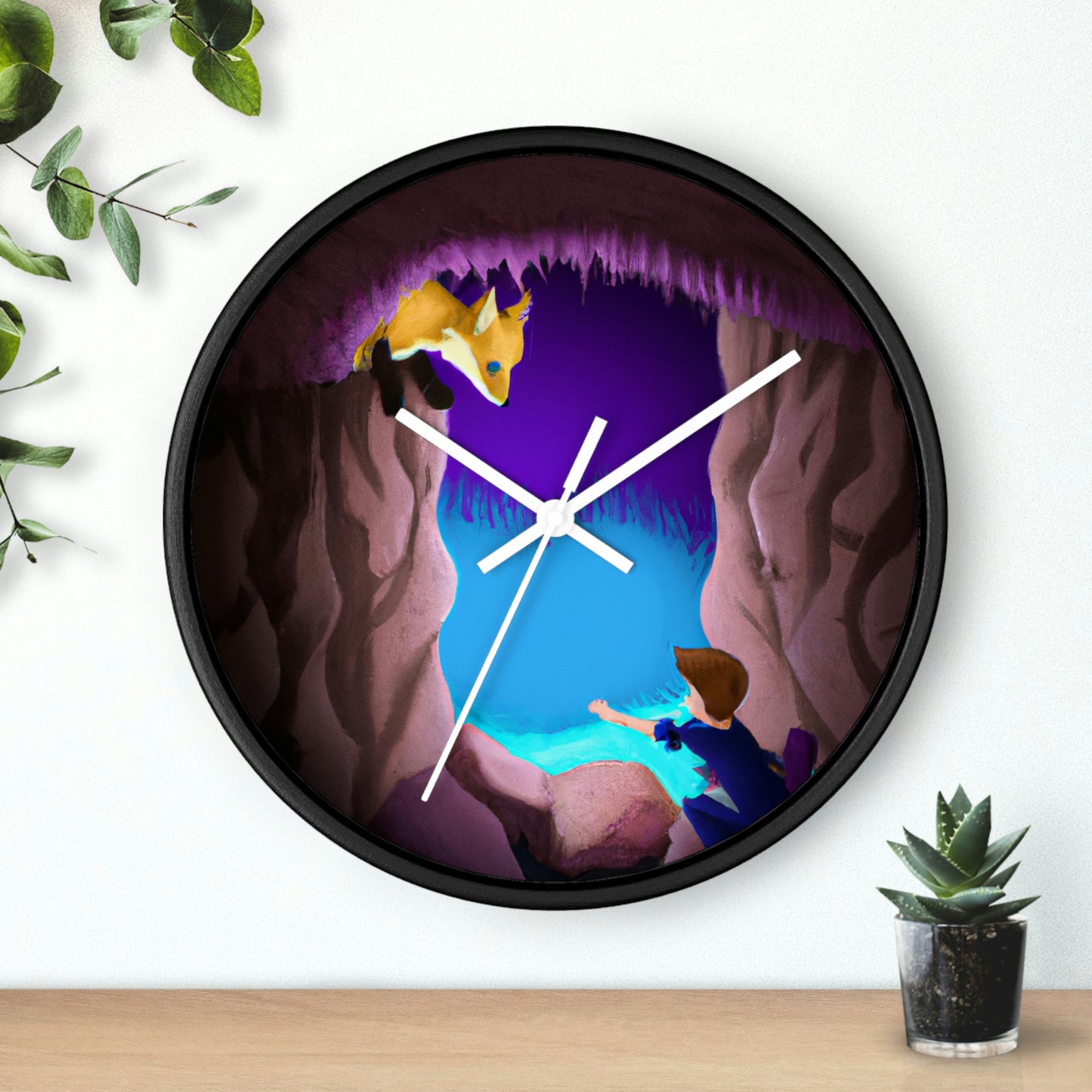 The Fox in the Cavern - The Alien Wall Clock