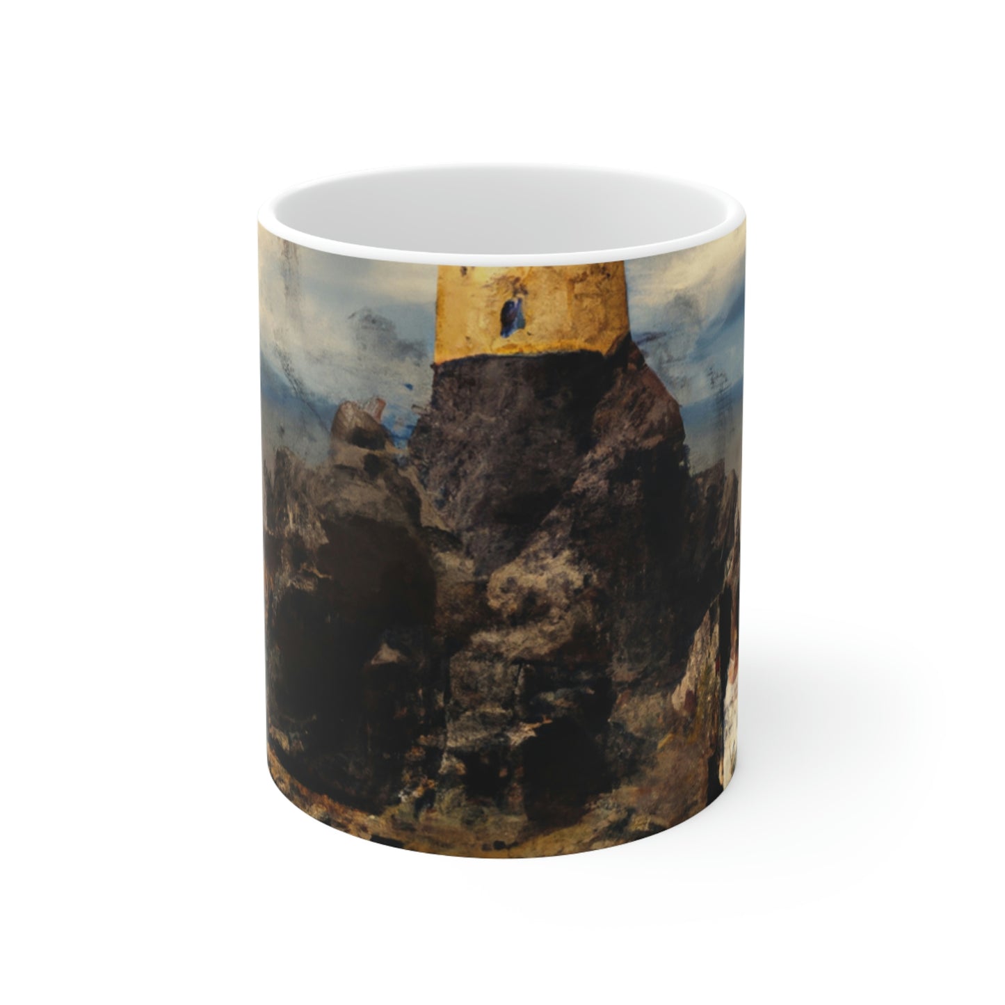 "Lonely Beacon on the Shore" - Taza de cerámica The Alien 11 oz