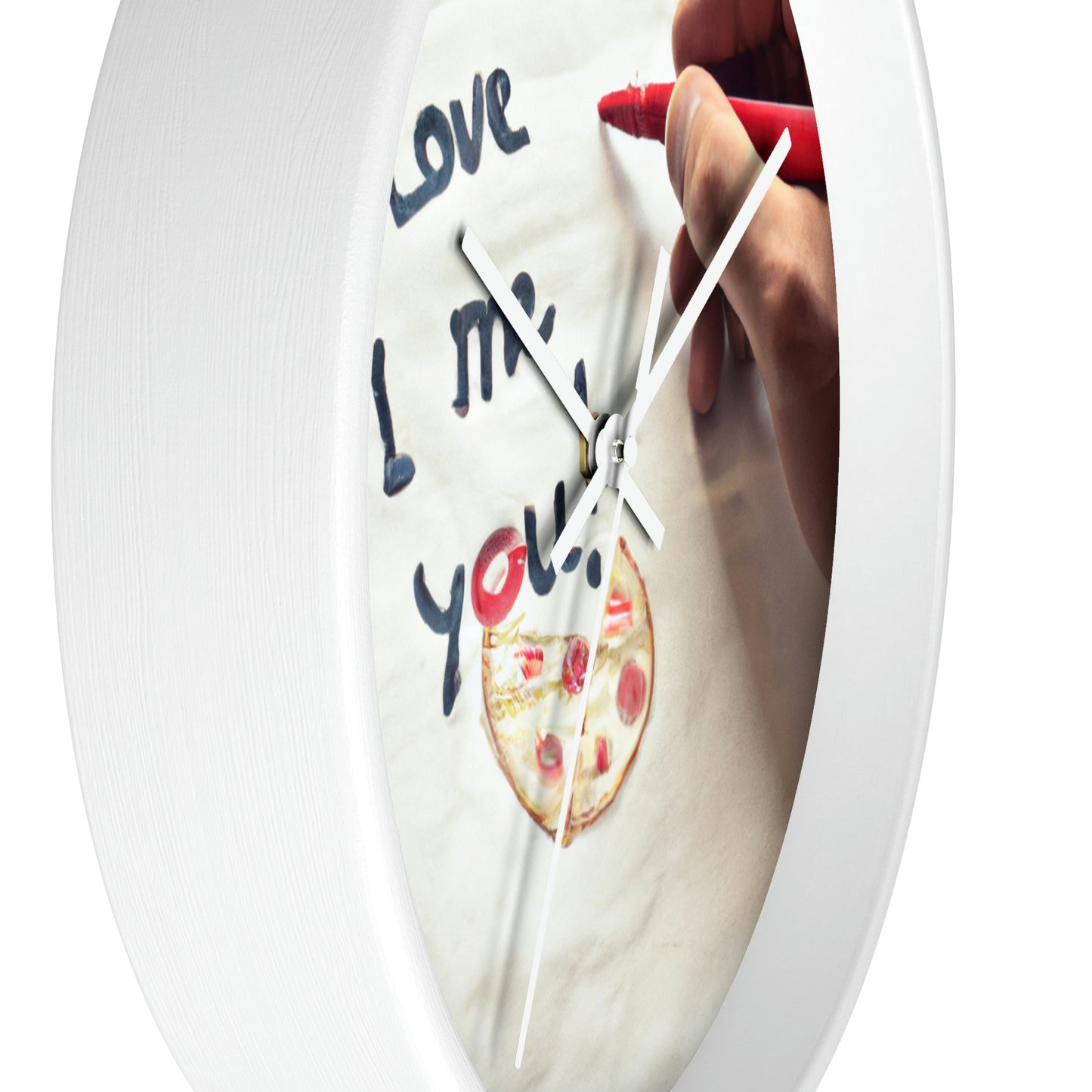 "A Pizza-Loving Love Letter" - The Alien Wall Clock