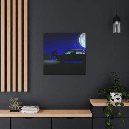 "Die Kunst des Moonlight Joyriding" - The Alien Canva