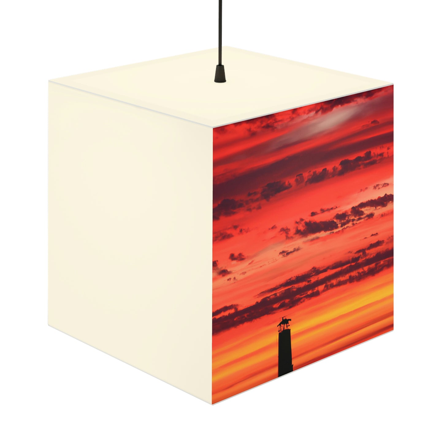 "Lonely Lighthouse on Fire" - La lámpara Alien Light Cube