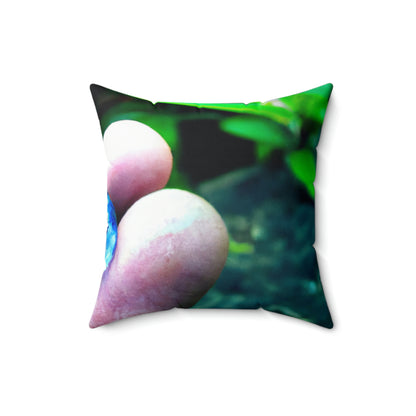 "The Lost Enchantment of the Missing Gem" - The Alien Square Pillow