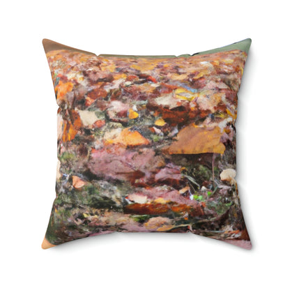 "Autumn's Forgotten Mystery" - The Alien Square Pillow