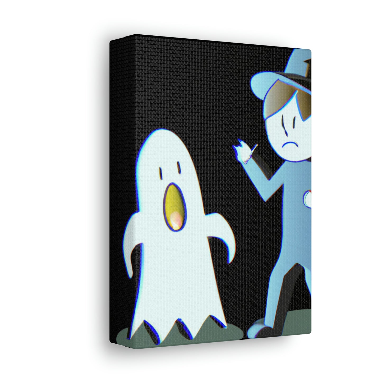 "The Odd Couple: A Shy Night Watchman and a Loud Ghost" - The Alien Canva