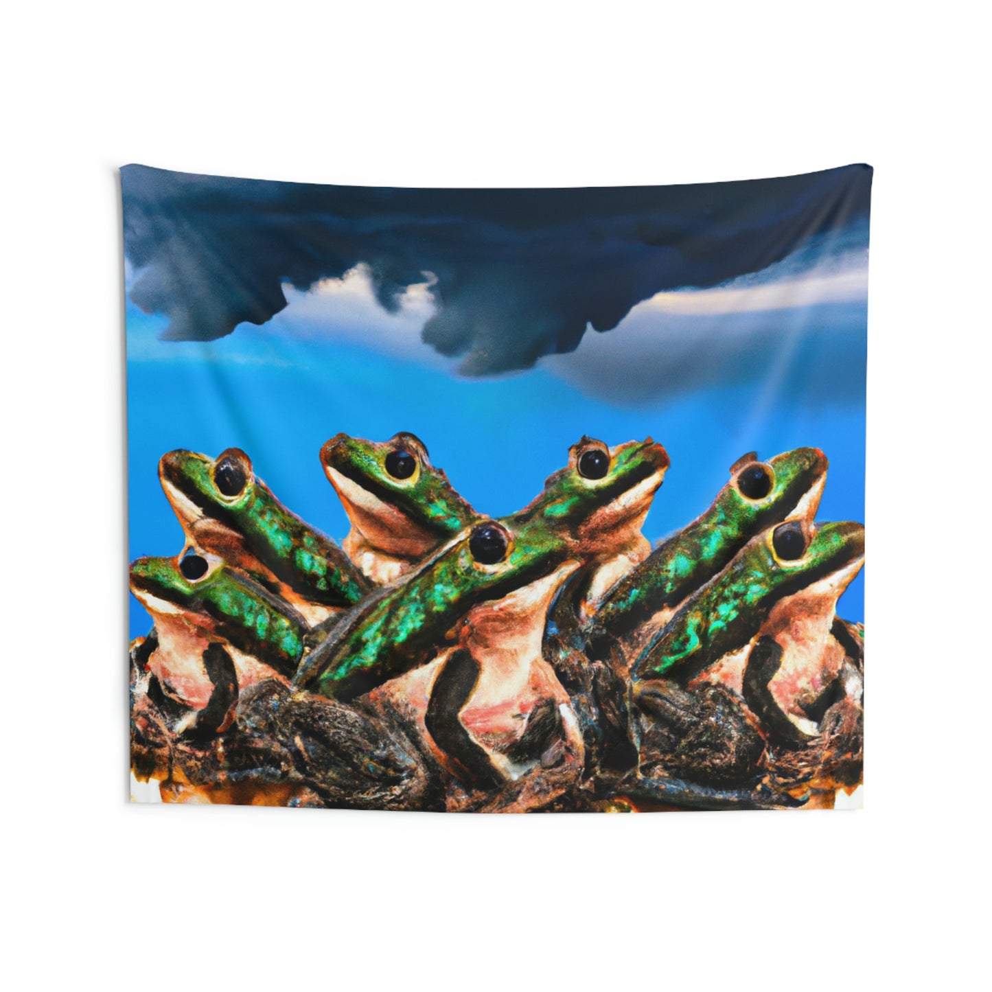 "Un coro de ranas en la tormenta" - The Alien Wall Tapestries