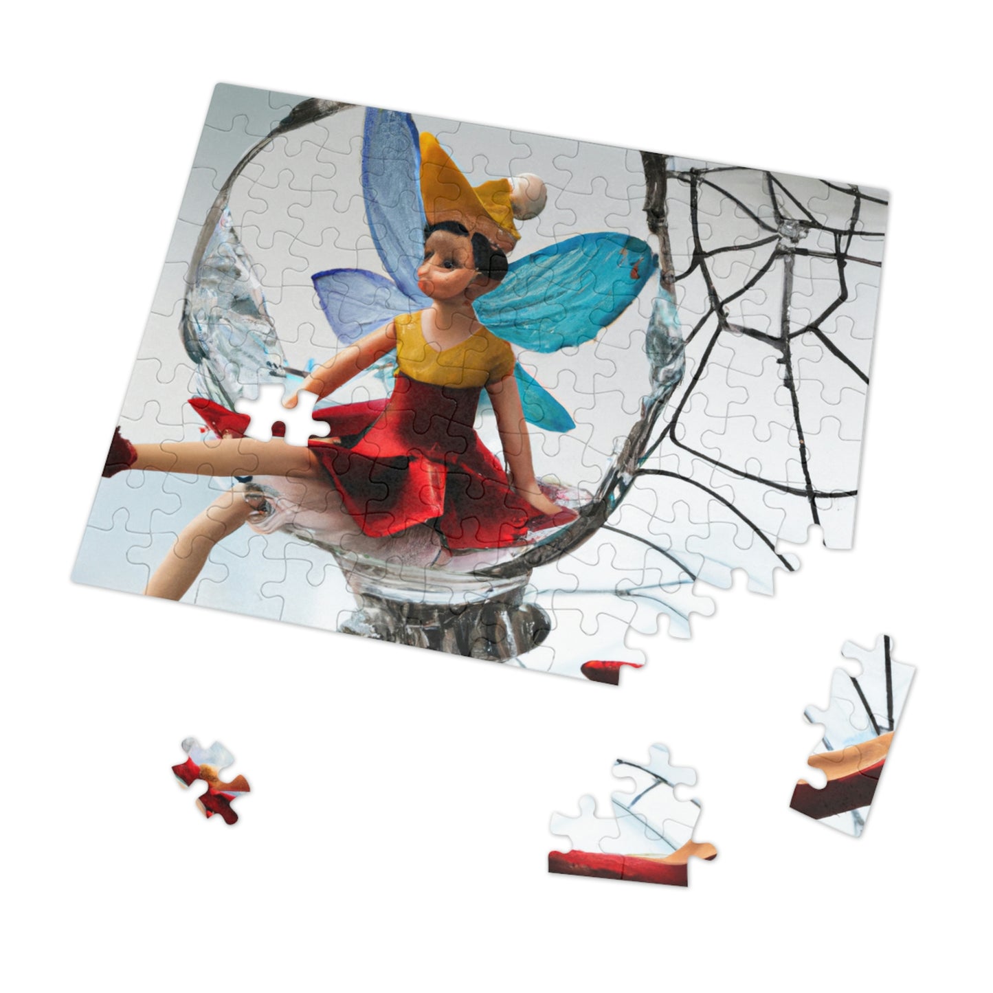 "Cursed Memories: The Broken Fairy's Plight" - The Alien Jigsaw Puzzle