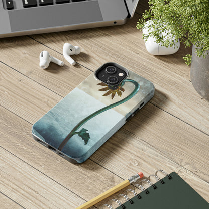 "Fighting the Frost: A Flower's Story" - Die Alien Tough Phone Cases