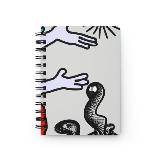 "A Blind Monk's Gentle Embrace of a Lost Dragonling" - The Alien Spiral Bound Journal