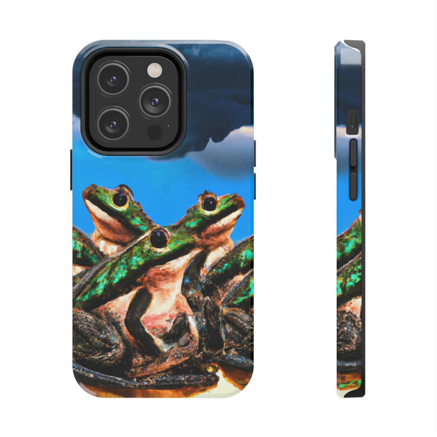 "Ein Froschchor im Gewitter" - Die Alien Tough Phone Cases