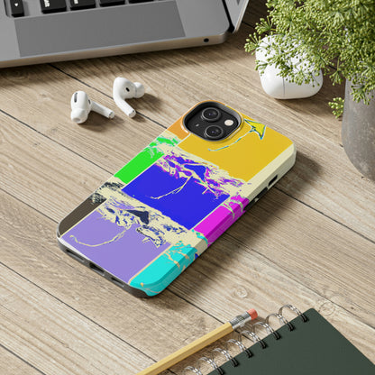 "Kites Aflatter in the Vibrant Sky" - Die Alien Tough Phone Cases