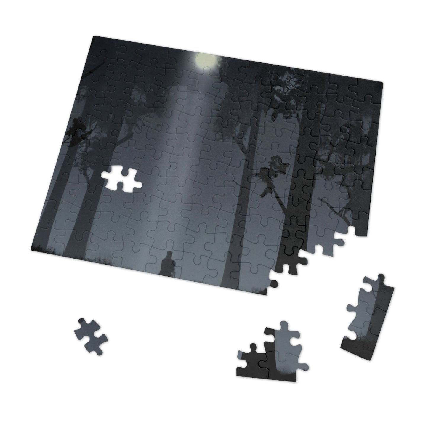 Lost in the Moonlight Forest. - The Alien Jigsaw Puzzle