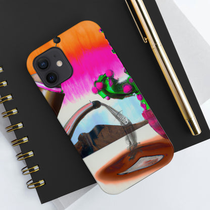 „Ein unangenehmer koffeinhaltiger Moment: Die Geschichte eines Bots und eines Kaktus“ – The Alien Tough Phone Cases