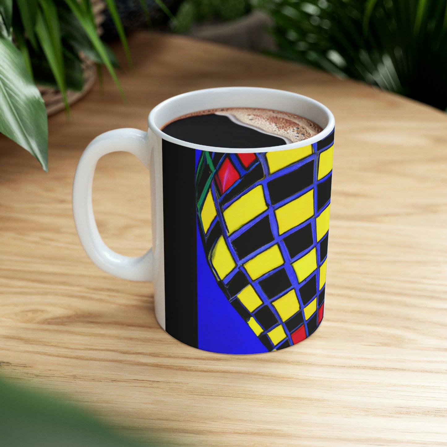 "Enchanted Midnight Flight" - The Alien Ceramic Mug 11 oz