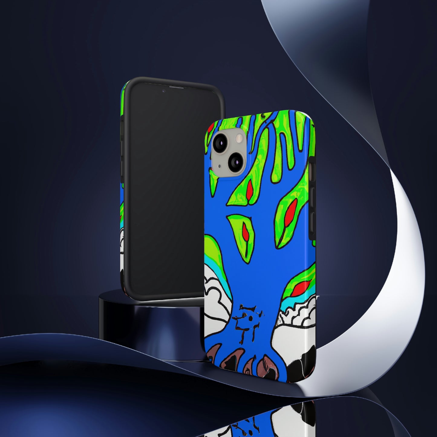 "The Cavernous Everglow" - The Alien Tough Phone Cases