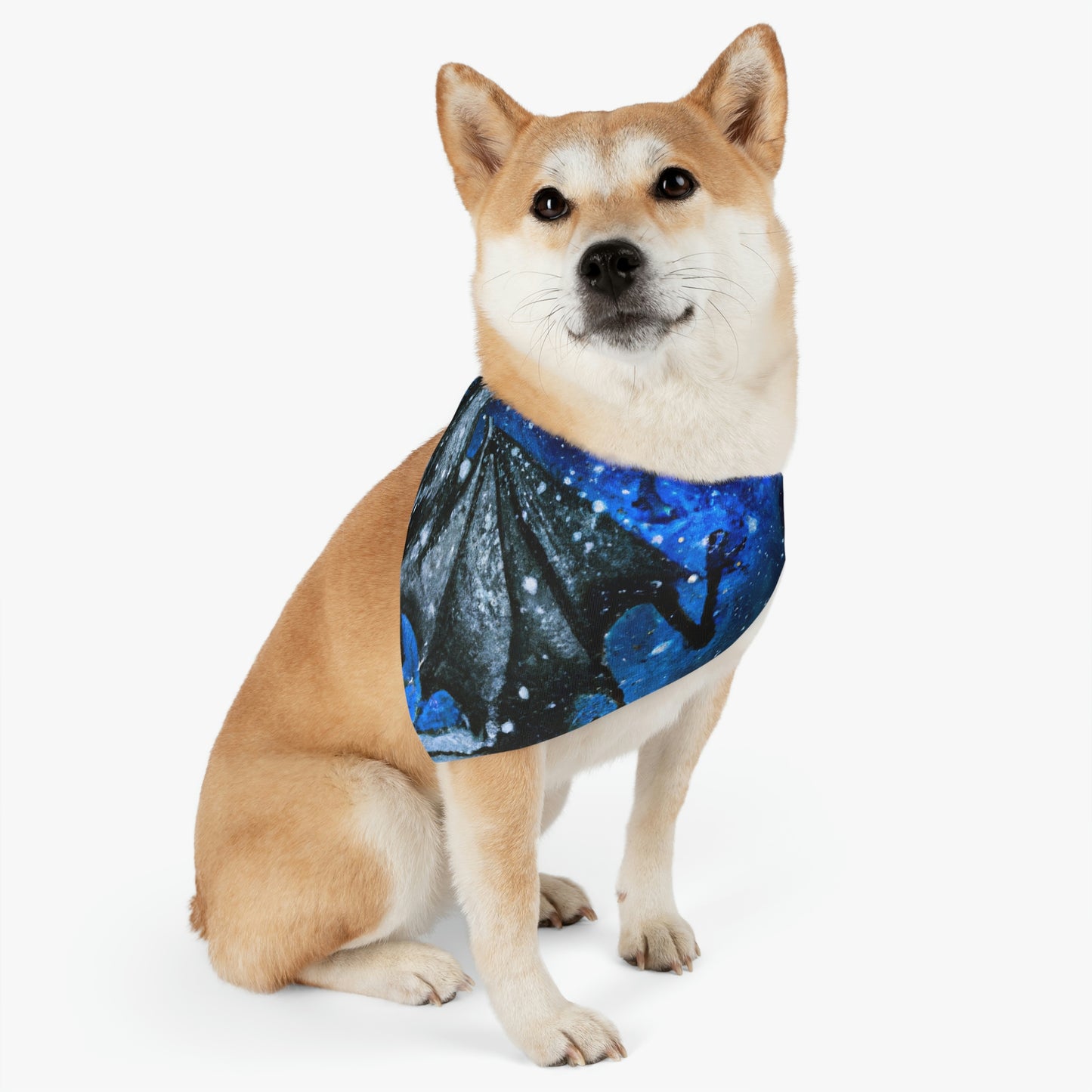 "Frosted Moonlight Dragon" - The Alien Pet Bandana Collar