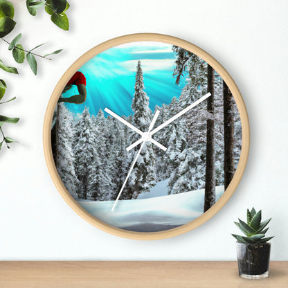 "Frostbitten Hero" - The Alien Wall Clock