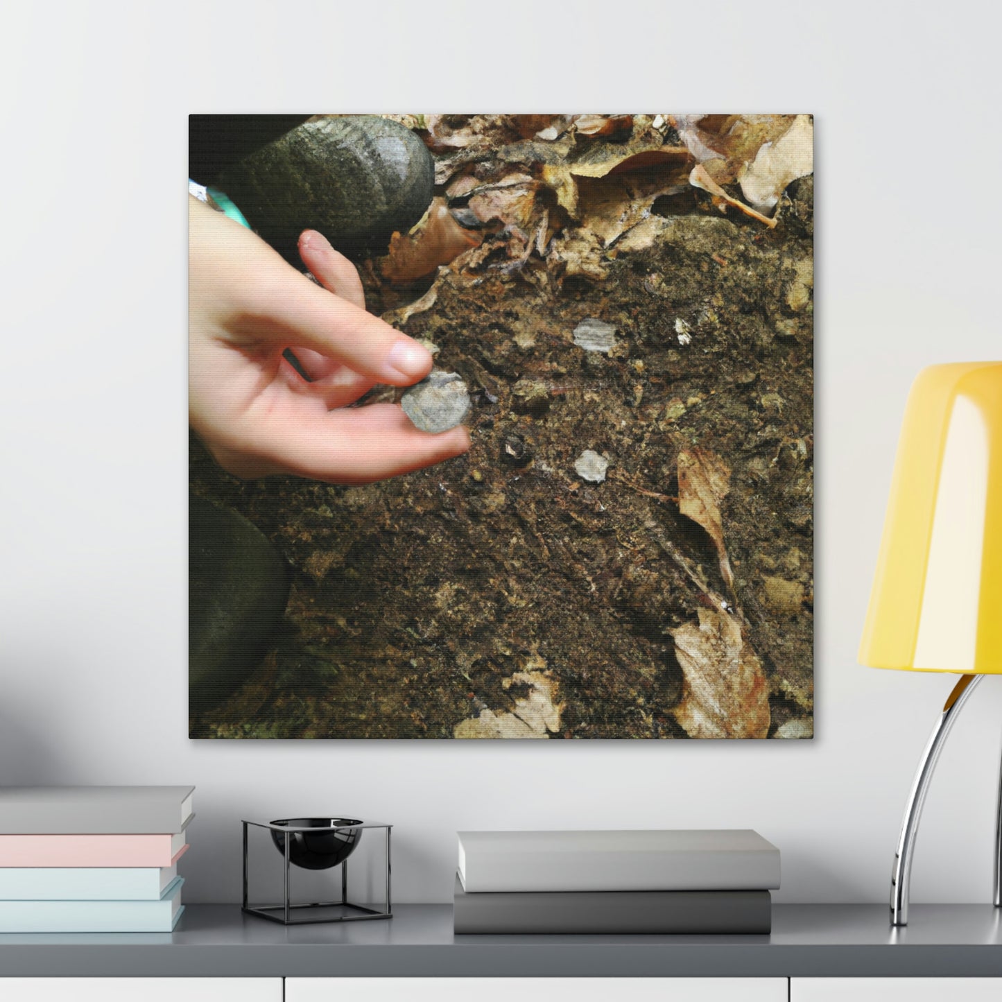 "Coin Questing in the Woods" - The Alien Canva