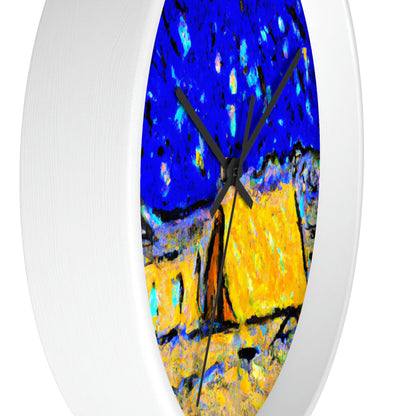 "Enchanted Sands of the Night Sky" - The Alien Wall Clock