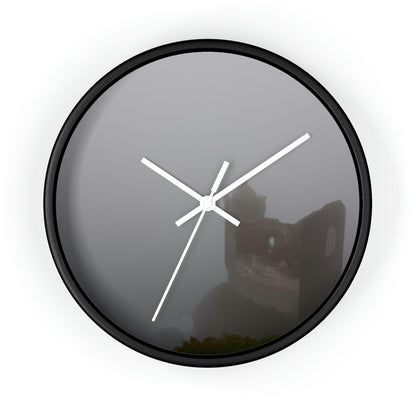 "The Forgotten Castle in the Eerie Mist" - The Alien Wall Clock