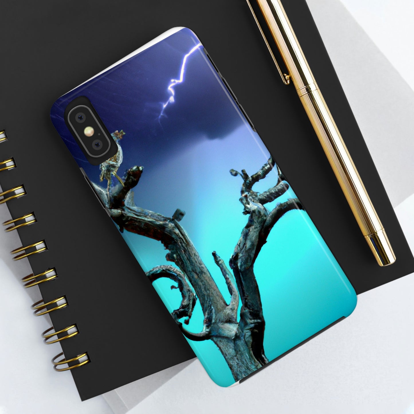 "Alone Against the Storm" - The Alien Tough Phone Cases