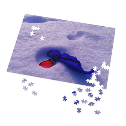 "Buried in the Snow: A Vivid Memory" - The Alien Jigsaw Puzzle