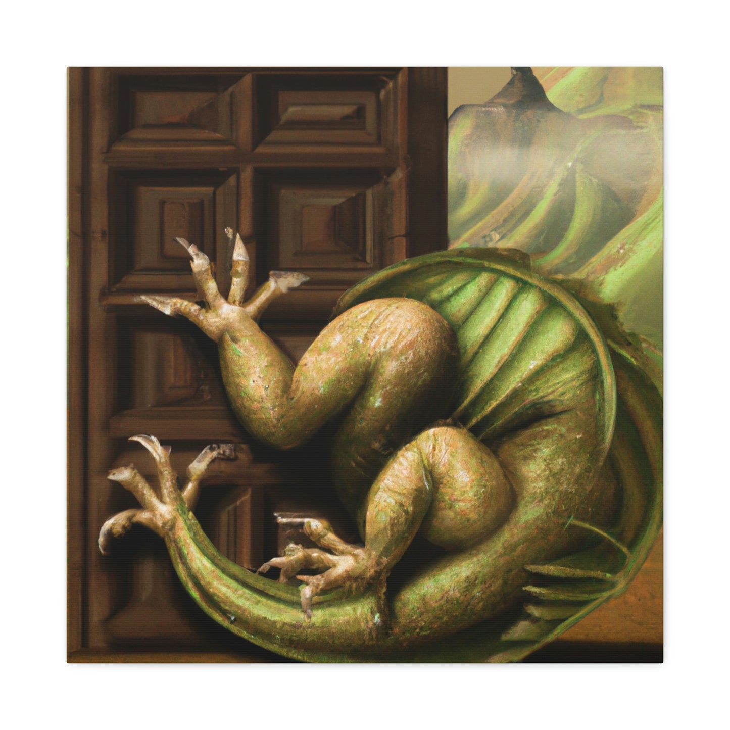 Guardian of the Hidden Door: The Slumbering Dragon - The Alien Canva