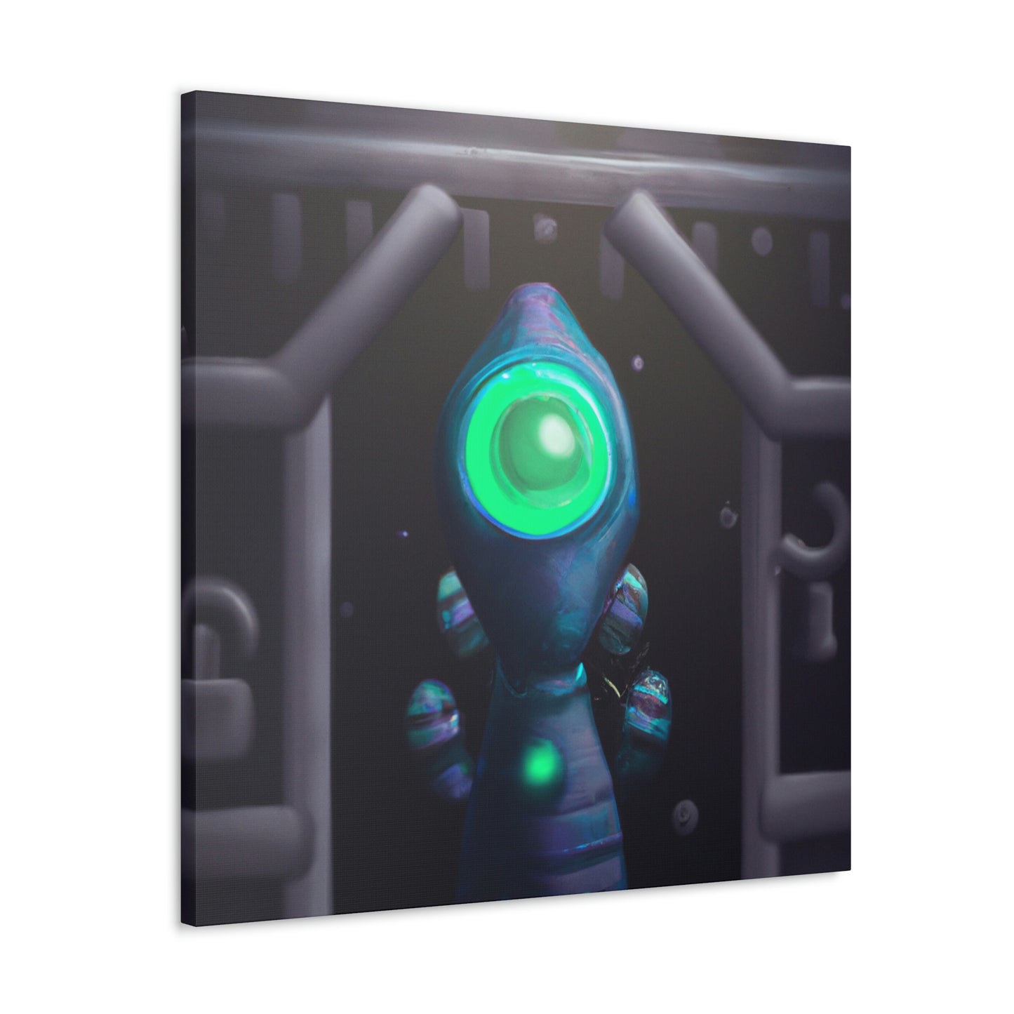 "The Secret Portal Guardian" - The Alien Canva