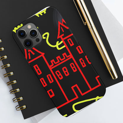 "A Haunted Shadow: The Dark Secrets of the Old Castle on a Gloomy Night" - The Alien Tough Phone Cases