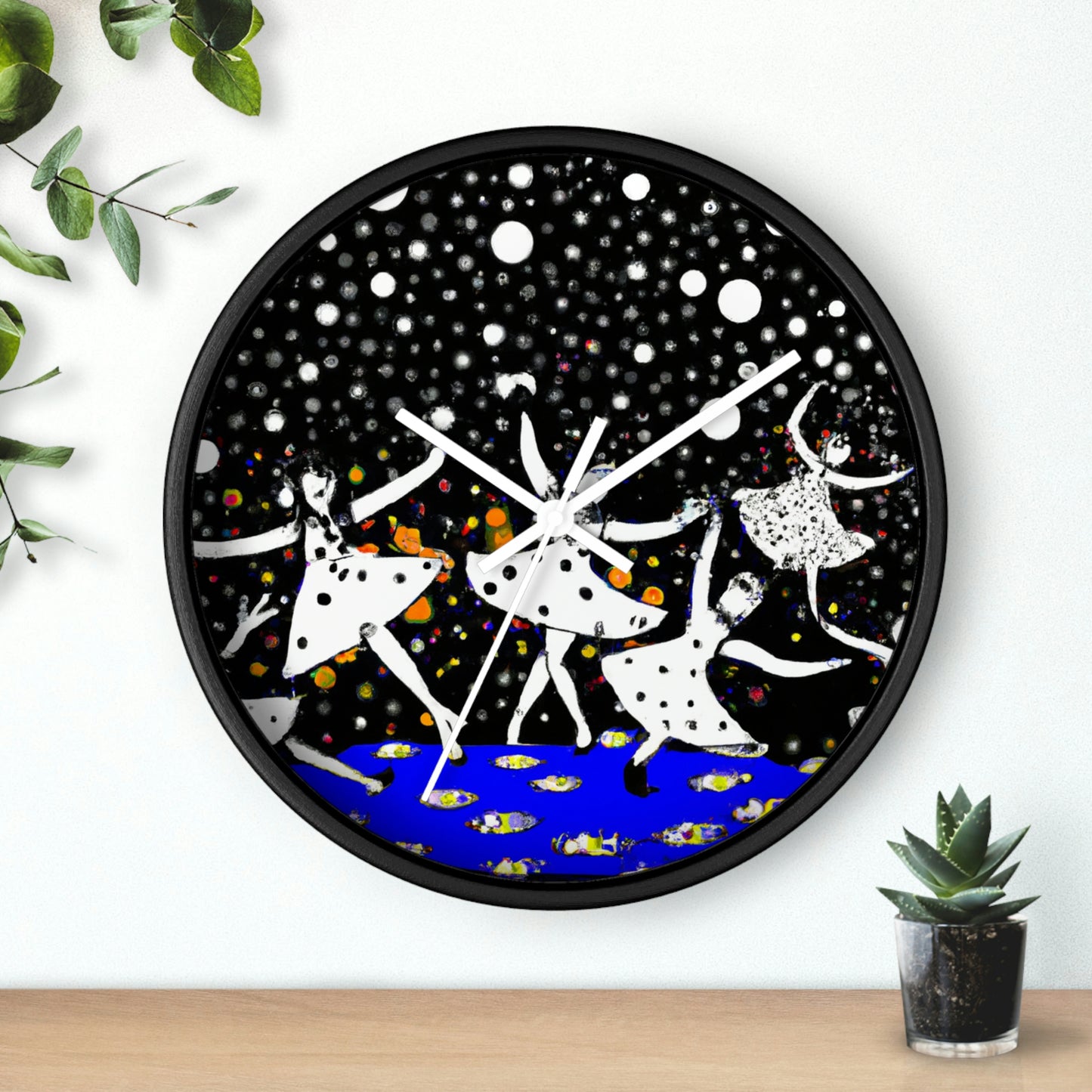 Twinkling Starlight Dance of the Fairies - El reloj de pared alienígena