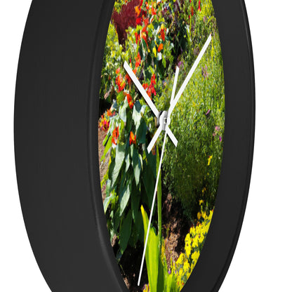 "Garden of Colorful Radiance" - The Alien Wall Clock