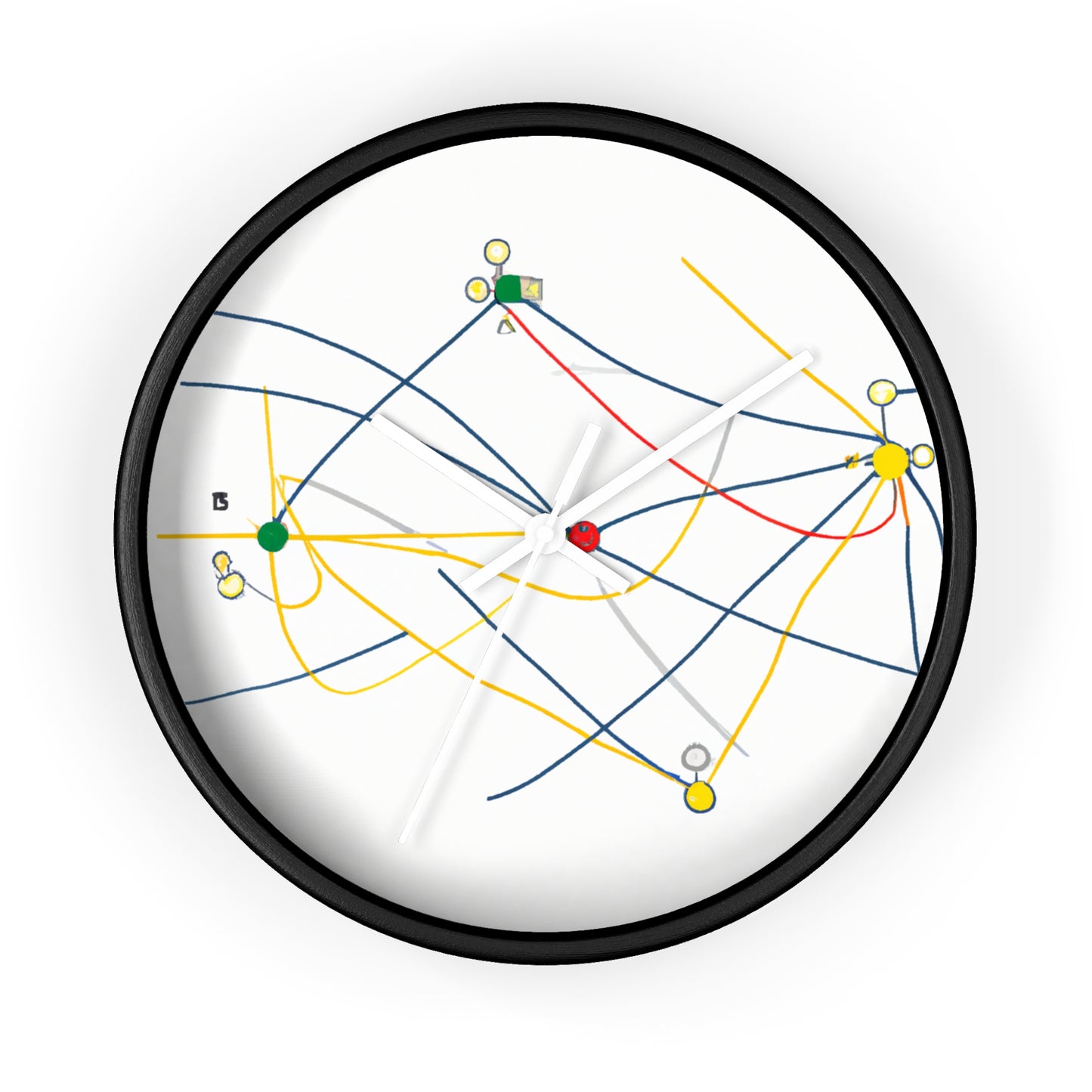 "Exploring the Dynamic Topology: Artful Visualization of a Network Structure." - The Alien Wall Clock